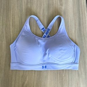 Under Armour Medium Impact Purple Sports Bra